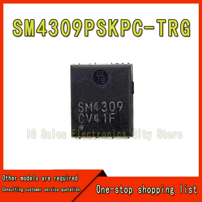 (5 Stuks) 100% Nieuwe Sm4309 Sm4309pskpc SM4309PSKPC-TRG QFN-8 Chipset