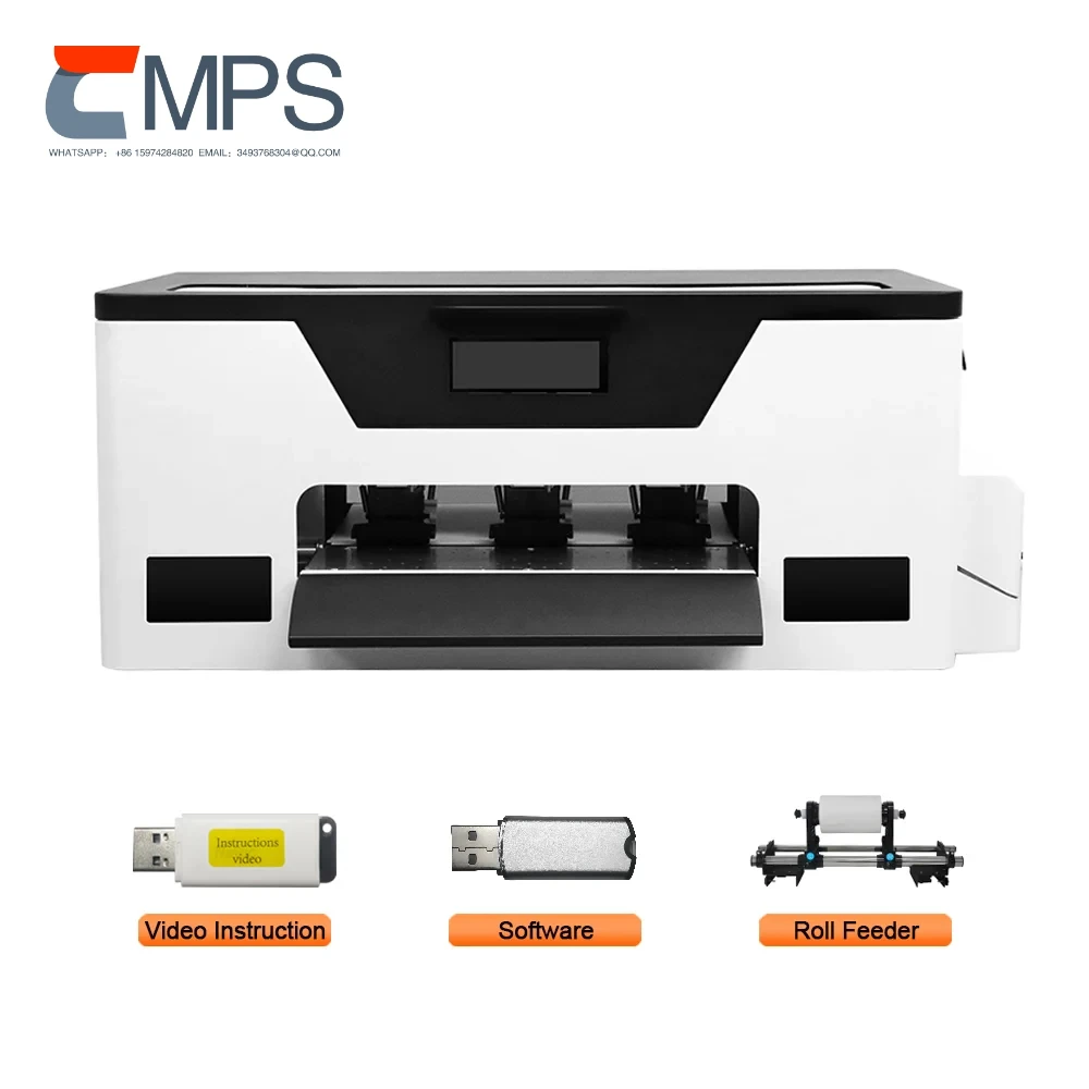 A3+ DTF Printer Impresora XP600 DTF Transfer  T-Shirt Printing Machine For Garment Bag Jeans 30CM