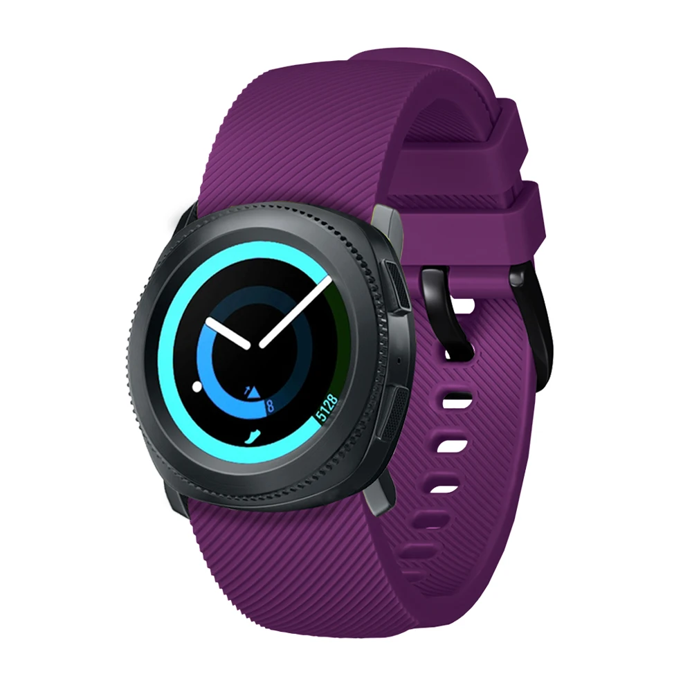 20mm cinta para samsung galaxy active 2/assista 3 41mm relógio de banda 4/4 clássico/46mm/42mm/3 engrenagem esporte silicone pulseira smartwatch