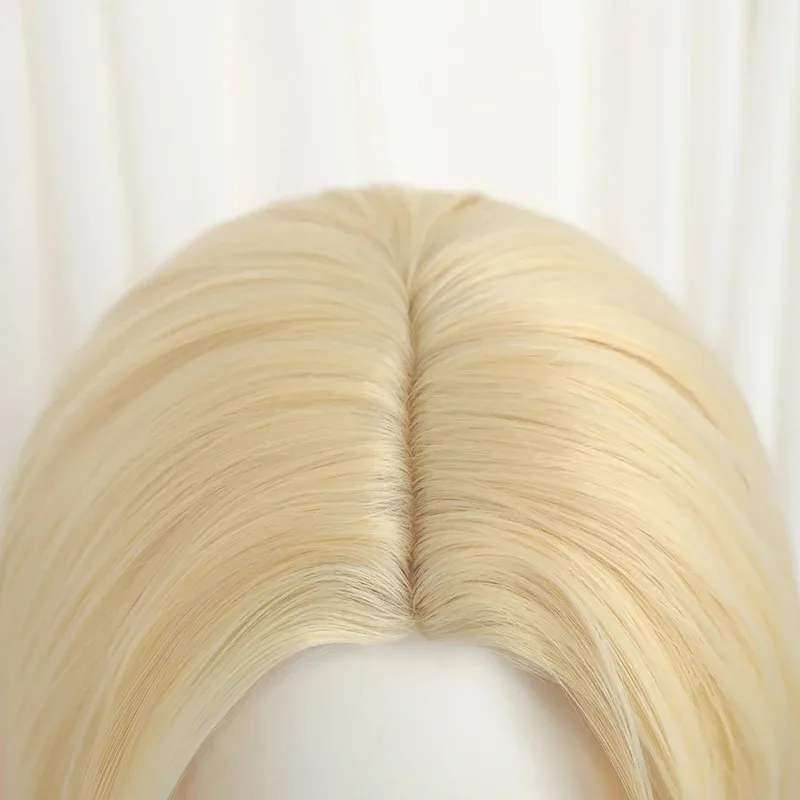 ROLECOS LOL الخالد أسطورة أهري شعر مستعار تأثيري 75 سنتيمتر أصفر مختلط أحمر اللون النساء مقاومة للحرارة الشعر الاصطناعية #5