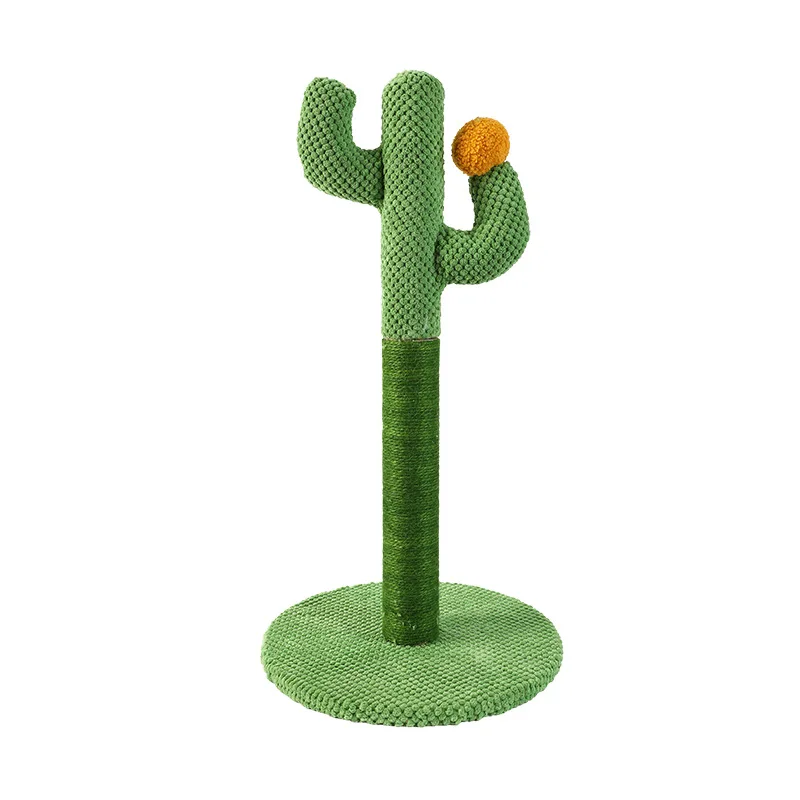 Cactus  Scratching Board Sisal  Scratching Column Pet Cats Climbing Frame  Toys Grinding Claws Scratching