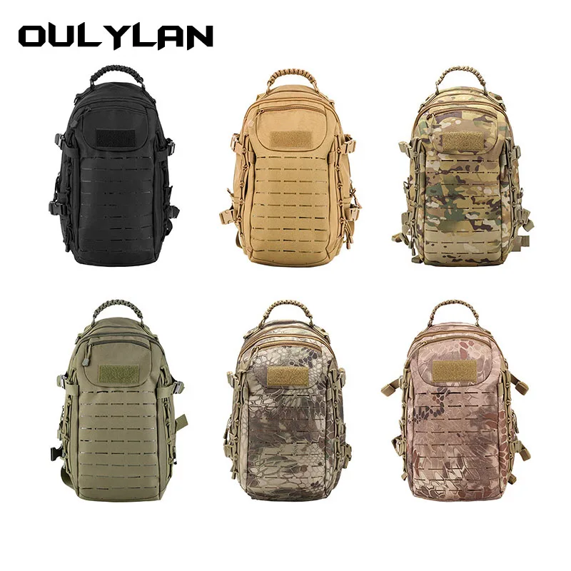 Outdoor Backpack Military Training Tactical Men Travel Bag Fitness Army Fan Dragon Egg Rucksack Male Camouflage Mountaineering B