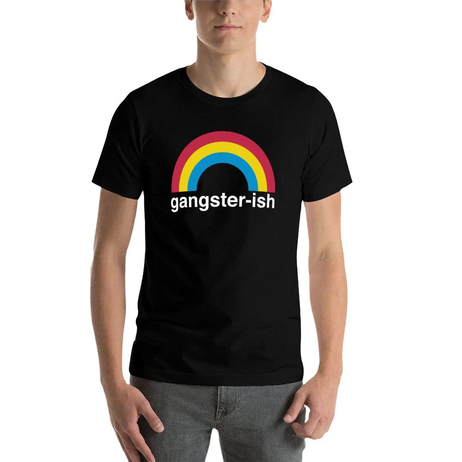 Gangster-ish Shirt T-shirt magliette magliette grafiche da uomo firmate T-shirt