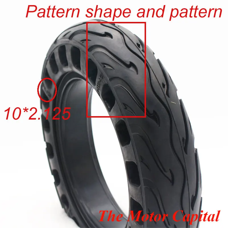 

for 8/10 inch Electric Scooter Accessory NEW DESIGN Electric Scooter Tires 10x2.125 Solid Tyre 10x2.125