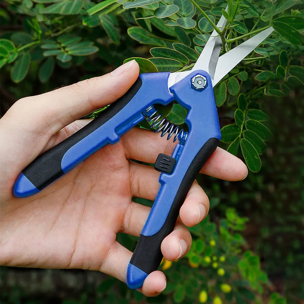 Pruner Shears Hand Tools Bonsai For Gardening Stainless Steel Pruning Shear Scissor For Flowers Branches Grass for Plant ﻿