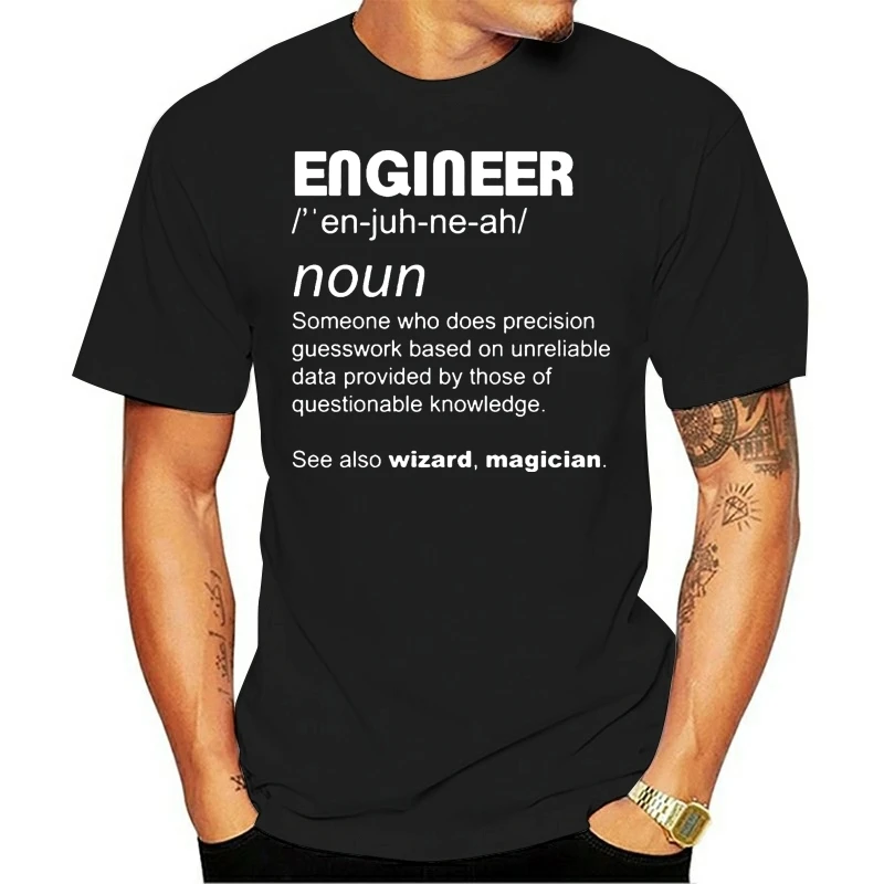 2020 New Arrive Mens Unique Tee Masculine Streetwear Funny Engineer Work Gift Electrical Gas Mechanic Civil Fathers Day T shirt