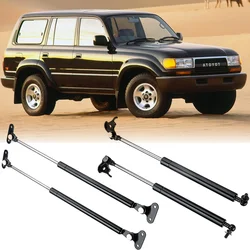 Frente Capa Bonnet Traseira Traseira Gás Struts Elevador Suporte Bar Para Toyota Land Cruiser Série 80 1990-1997 Acessórios Do Carro