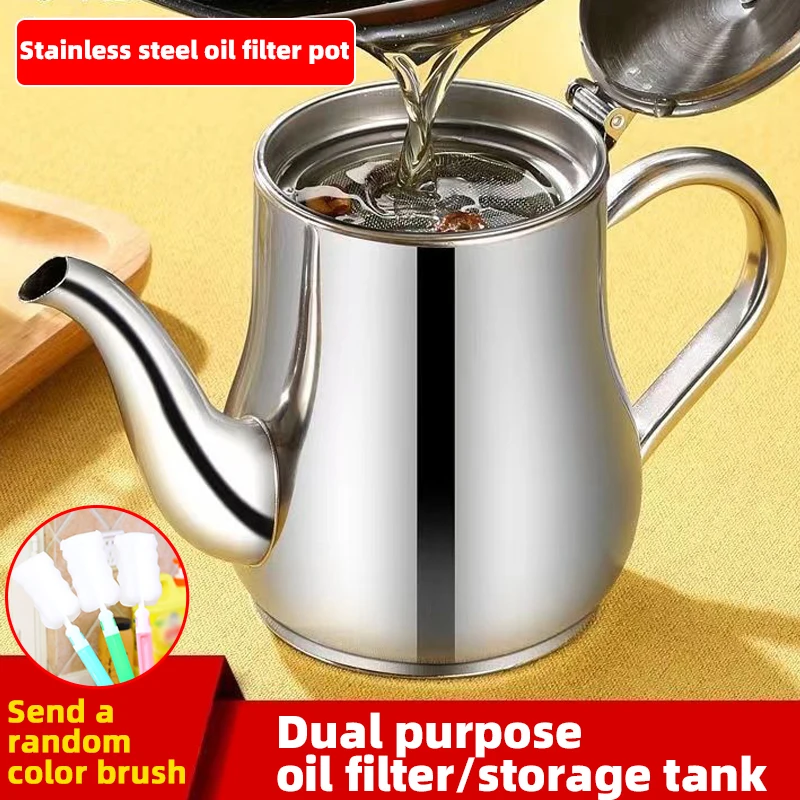 

Obelix Kitchen Oil Filter Cooking Tools Storage Tank Grease Filter Container Restaurant Oil Filter Stainless Steel Oil Tanks