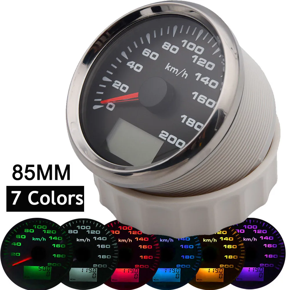 Customized Self-Matching 85mm/52mm Gauge Kit 85MM GPS Speedometer Tachomter 52mm Temperature Oil Press Voltmeter Fuel Gauge Car