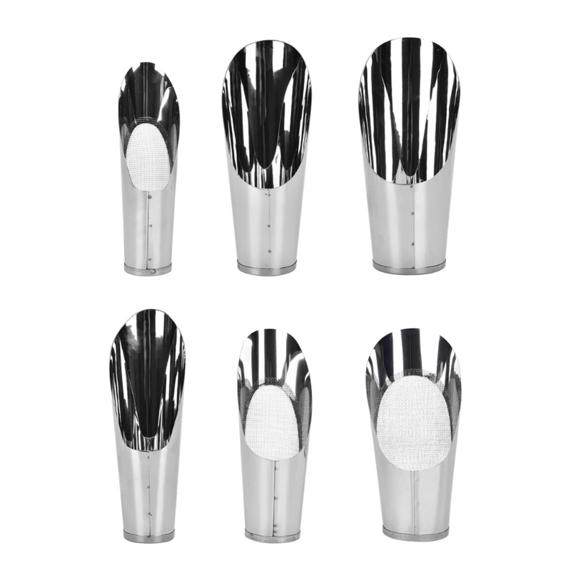 Colheres pá Metal para Jardim Suculentas Faça Você Mesmo Bonsais Planta Ferramenta Aço Inoxidável