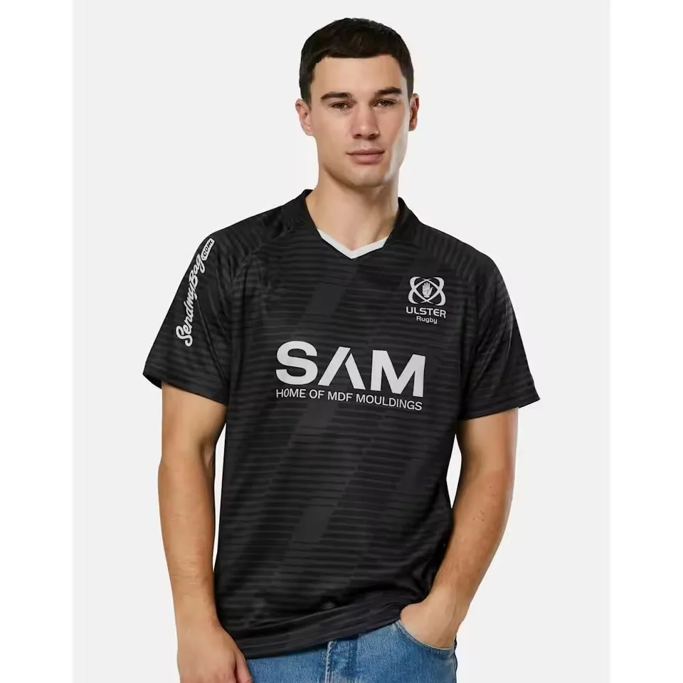 المبيعات الساخنة 2026 ULSTER الرجبي جيرسي الترفيه تي شيرت رياضي قميص الرجبي #3