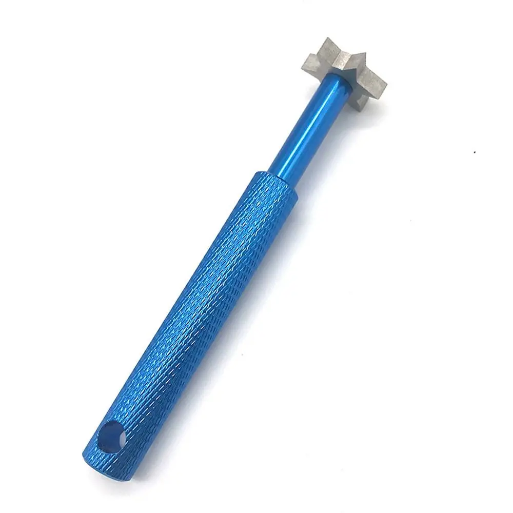 Strong Golf Club Sharpener HEAD WEDGE Alloy Non-SLIP Golf Club Grooving Sharpening เครื่องมือทําความสะอาด 6 สีกอล์ฟ Sharpener