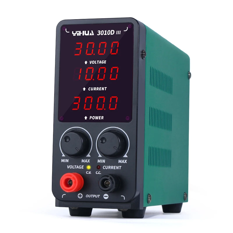 YIHUA 3010D-III 30V10A alimentatore per telefono cellulare, alimentatore per manutenzione comunicazione, alimentatore stabilizzato CC regolabile