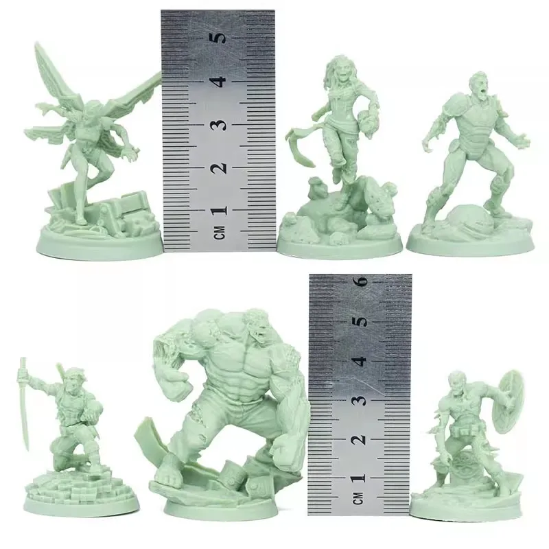لعبة لوحة TRPG منمنمات Zombicide الخارقة، شخصيات نموذج سطح المكتب
