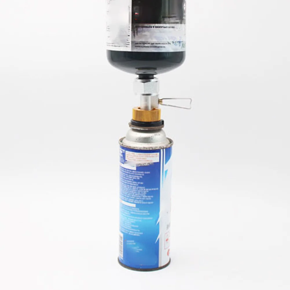 

Double Gas Charging Valves Heavy Duty Metal Propane Refill Adapter for Portable Gas Bottle Filling Camping Supply Picnic