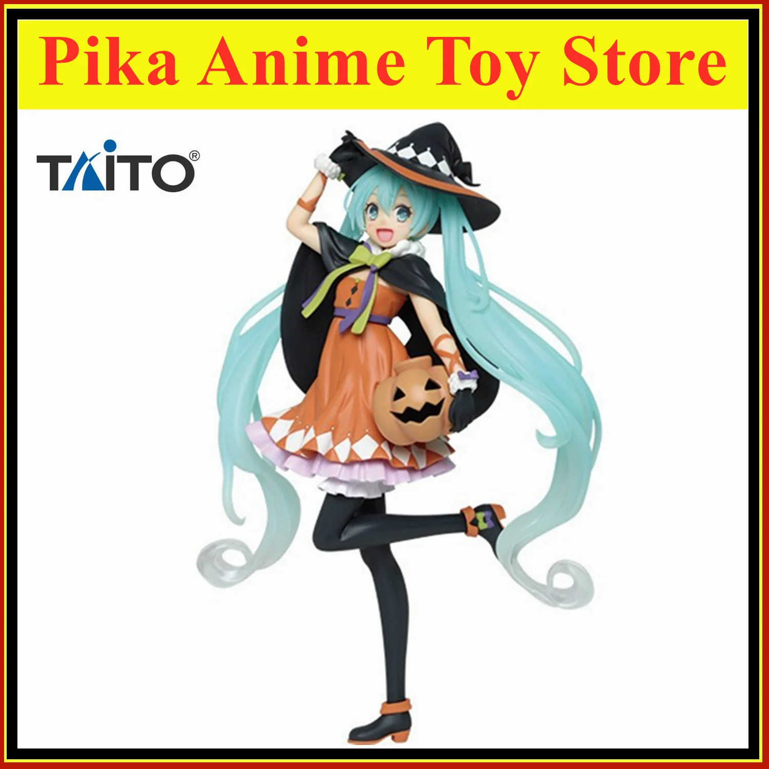 

Original TAITO VOCALOID Hatsune Miku Halloween 2nd season Autumn ver Anime Figure Toys PVC Model Action Collection Birthday Gift