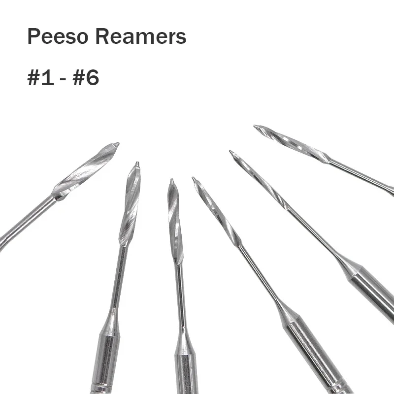 1 Pack(6pcs) Dental Peeso Reamer 28mm 32mm Endodontic Reamers Drill Burs Peeso Reamers Endo files largo Dentist Materials