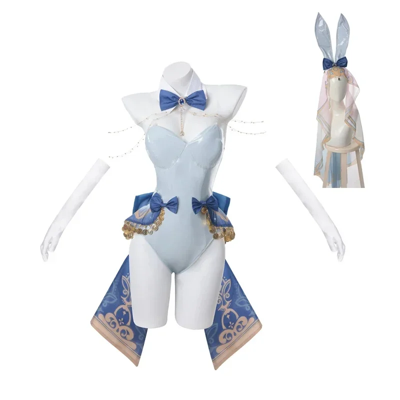 Bunny Girl Nilou Cosplay Costume Genshin Impact Nilou Bunny Costume Original Sexy Women Jumpsuit Style A and B