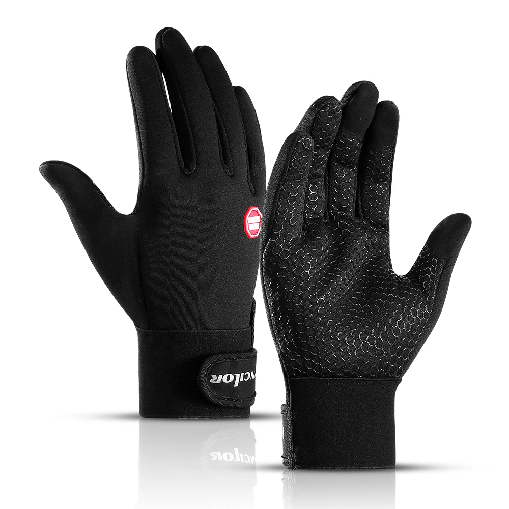 AliExpress Winter Cycling Gloves Women Men Warm Bike Mitten Full Finger Waterproof Touchscreen Bicycle Mitts