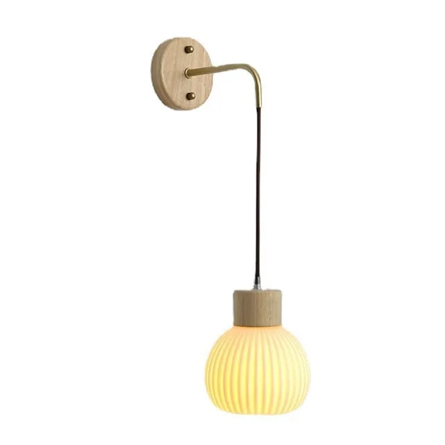 

Premium Ceramic Copper Soft Light Bedside Lamp Chandelier Wall Lamp Log Wind