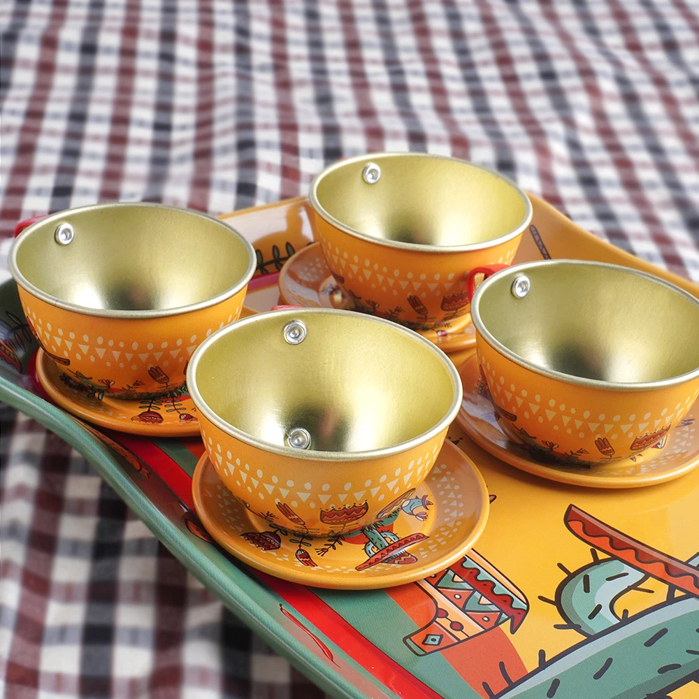 Simulation Kitchen Afternoon Tea Pretend Play Toy Afternoon Tea Food Set  Teapot Game Early Education Toys For Children Kids