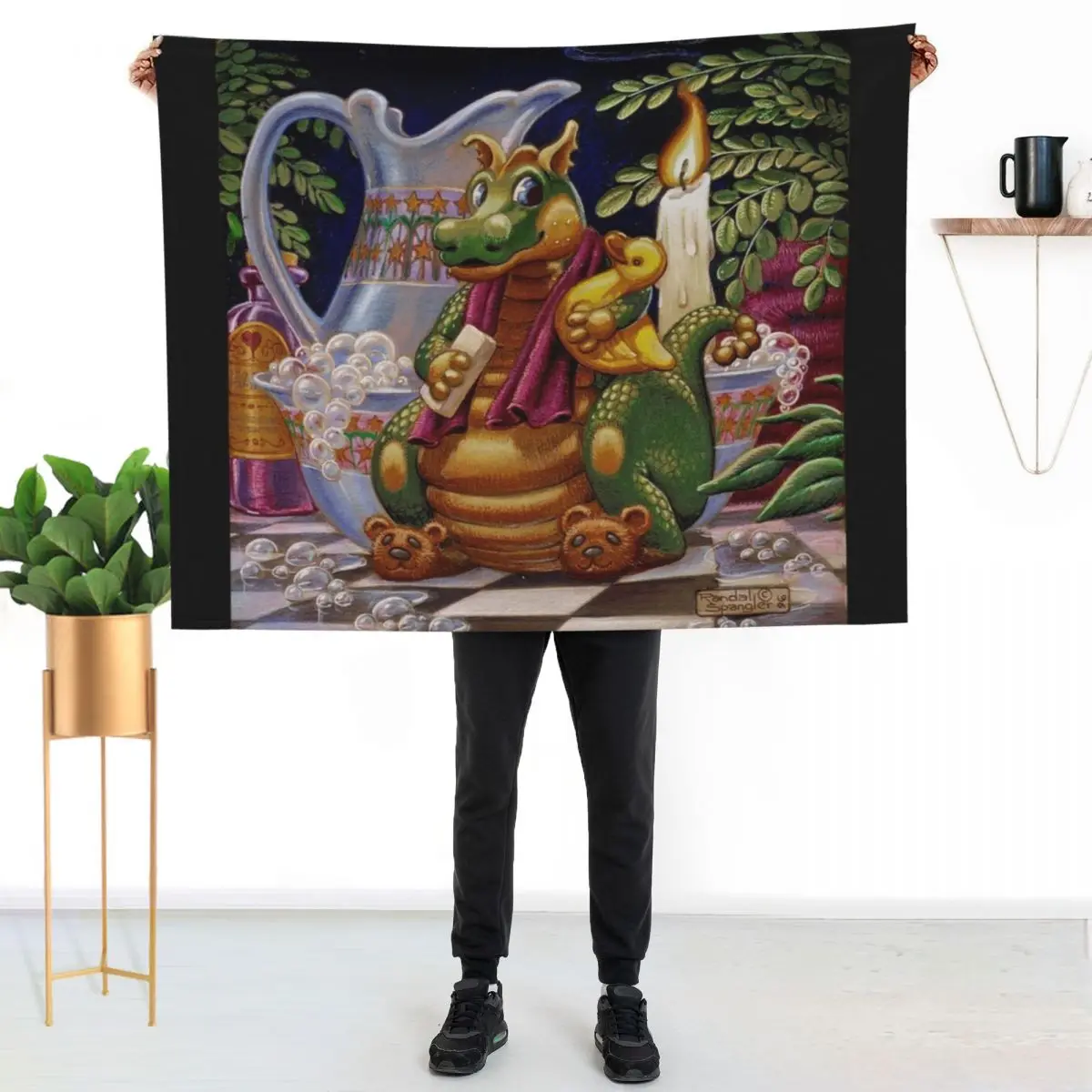 

Candlelight Bath Throw Blanket Soft Warm Blanket Gift for Grandparents