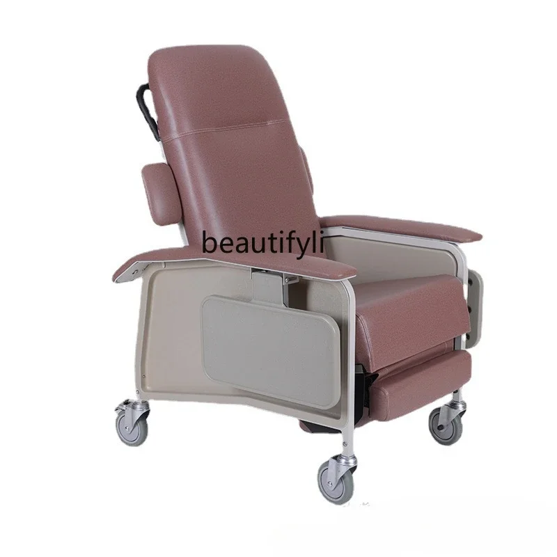 

Nursing home elderly chair modern simple movable care sitting and lying folding simple furniture elderly chair