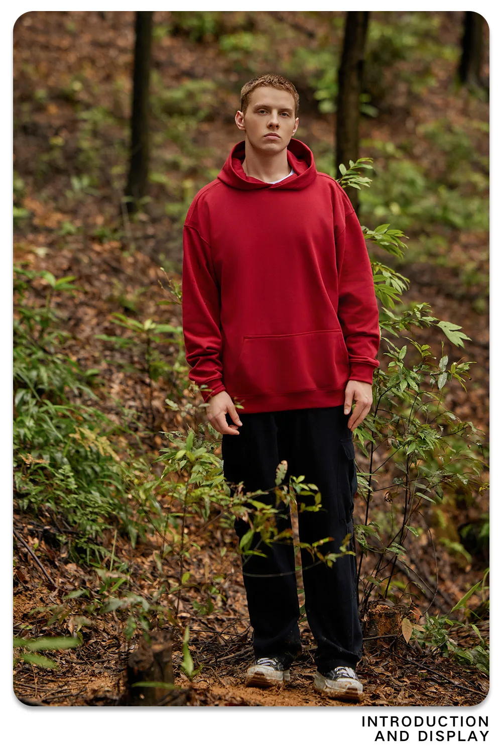 IEFB New Autumn Men's Sweatshirts Hooded Solid Color Lager Pocket Casual Thick Menswear Loose Pullover Male Hoodies 9W424