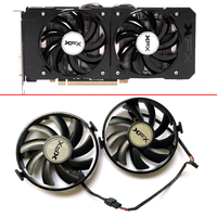 2PCS FDC10U12S9-C Cooler Fan Replace RX460 For XFX Radeon R9 380 380X R9 370 370X RX460 560 R7 350 360 370 Graphics Card Fans