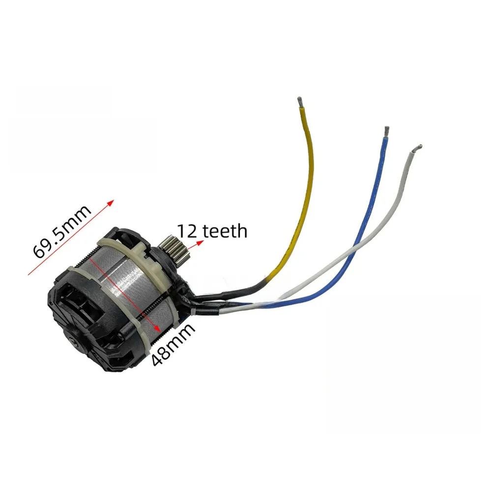 21V Brushless Cutting Tool Motor 12 Teeth 4820 Model For LawnMower Chain Saw Metal Plastic Power Head Garden Equipment