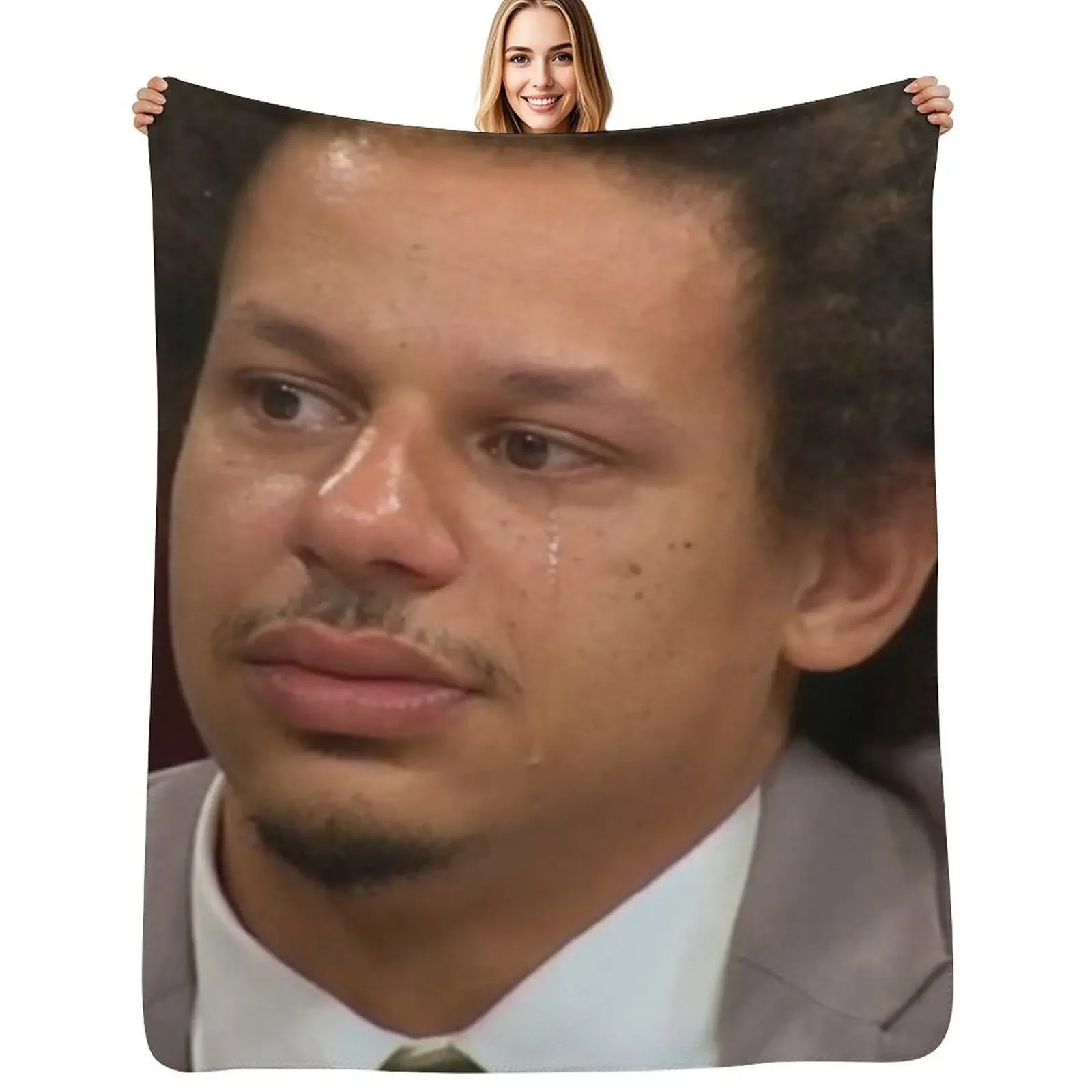 

Eric Andre Single Tear Throw Blanket Extra Large Throw Travel christmas decoration Furrys Blanket