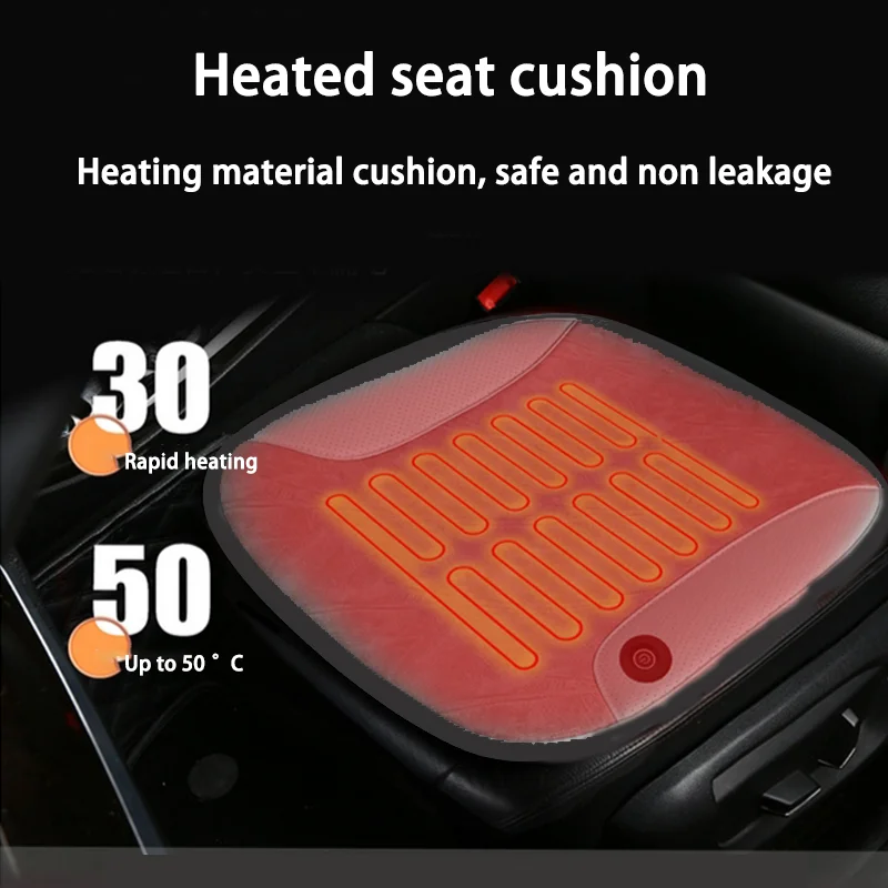Winter Heated Car Seat Cover Heated Cushion Usb 5V Heating Warmer Cushions Auto Heating Seat Mat Electric Heating Pad