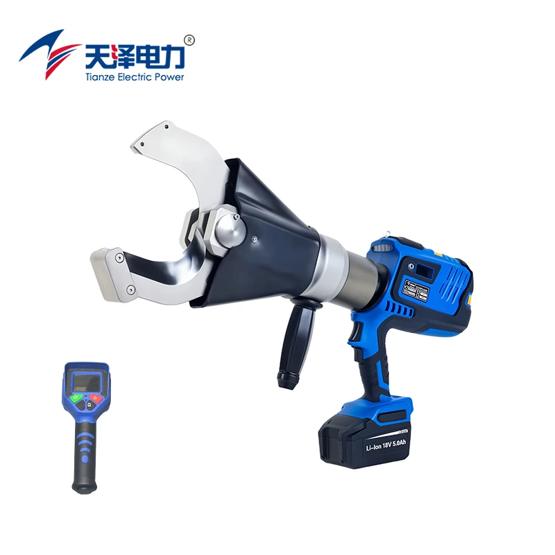NBTC-7106S Battery Powered Hydraulic Cable Cutter 106mm Armoured Cable Scissor Head Cordless Electric Cutting Shears Tool
