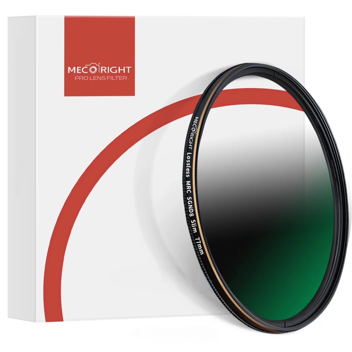 Mecoright MRC GND Filter Soft RGND8/16 Graduated Dimming For Canon Sony Nikon Fuji Sigma Cameras 43 49 52 58 62 67 77 82 86 95mm