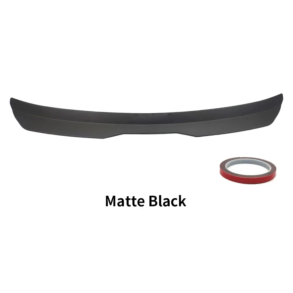 Universal carro traseiro telhado lábio spoiler asa spoiler traseiro telhado spoiler asa abs decoração tiras caber hatchback carro