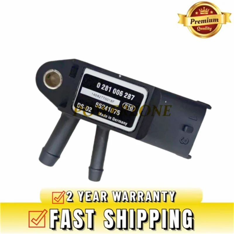 51908411 55200301 55241075 51855119 0281006287 For Alfa Romeo 08-22 DPF Exhaust Pressure Sensor Diesel Particulate Filter MAP