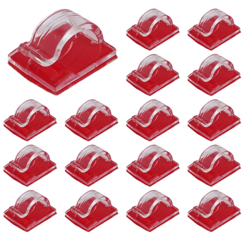 Hooks For Outdoor String Lights Clips 50 Pack Clips Clear Light Hook With 50 Waterproof Adhesive Backing For Lamp-ABQU