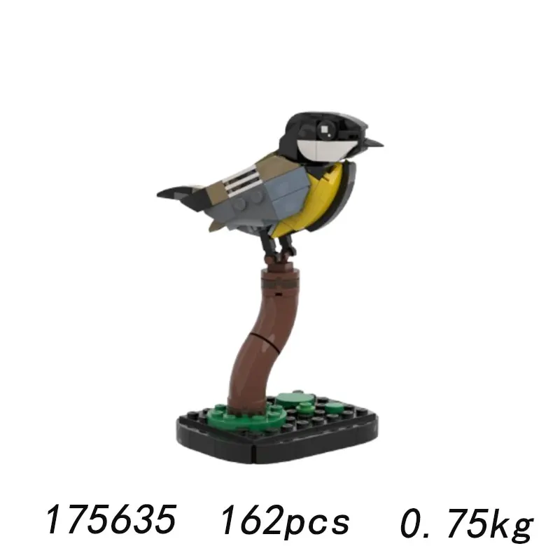 بقعة MOC-173663 الطيور 175635 الطيور 177766 الطيور الجسيمات الصغيرة التجمع اللبنات لعبة تعليمية نموذج طقم هدايا الحلي