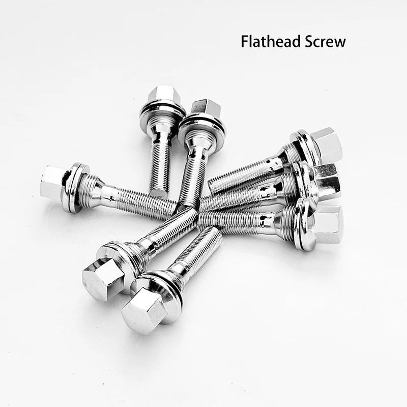 

8PCS 12x1.25 35mm|40mm|45mm|50mm Spiral Seat Car lug nut wheel bolts For Peugeot Citroen