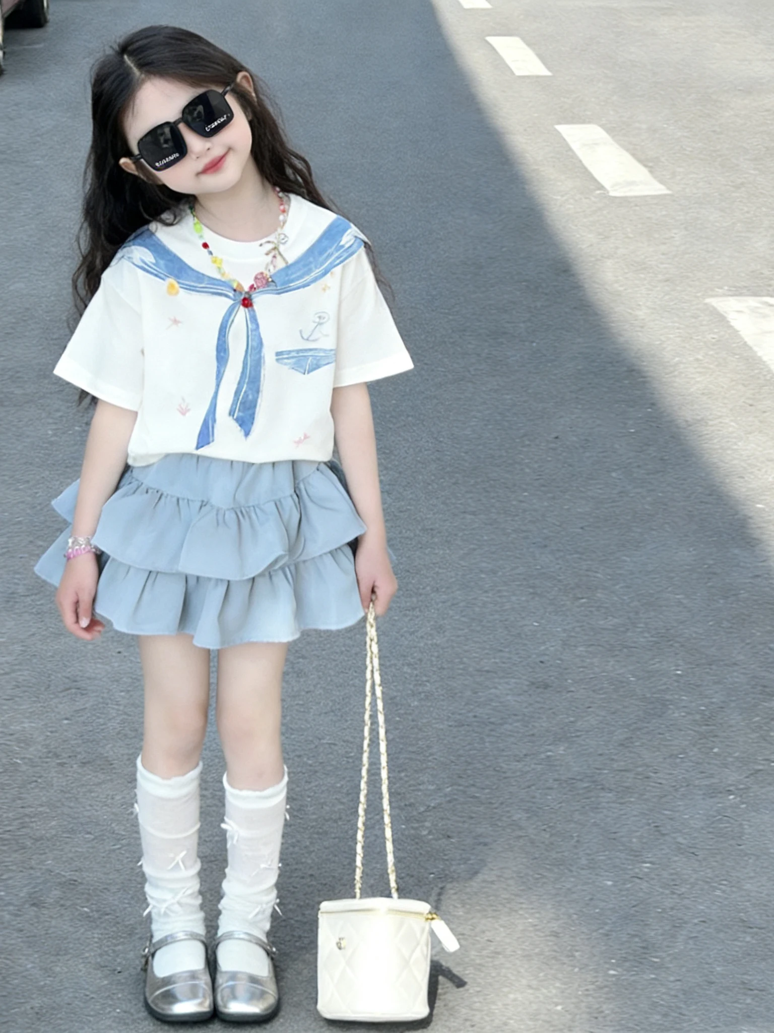 ensemble-d'ete-pour-filles-haut-fin-et-short-deux-pieces-style-mignon-pour-enfant-de-14-ans-design-tendance-avec-nœud