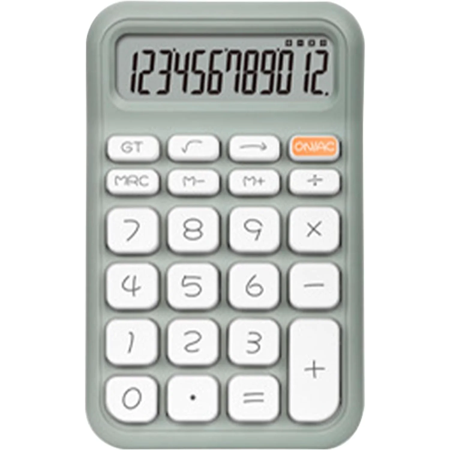 Pocket Calculator 12 Digit  Calculator Note Pad Office Small, Cute Desktop Calculator with Big Buttons, High Sensitivity Portabl