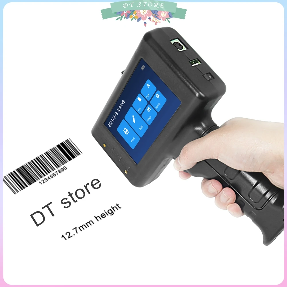 

Handheld Thermal Inkjet Printer English Language Production Date Number Logo Expiry Date Label Plastic Hand Jet Printer