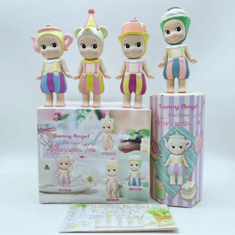 

Мини-фигурка Sonny Angel, серия для послеобеденного чая, слепая коробка, модель, аниме, кукла, настольный орнамент, декор, игрушка, подарок на день рождения для девочки