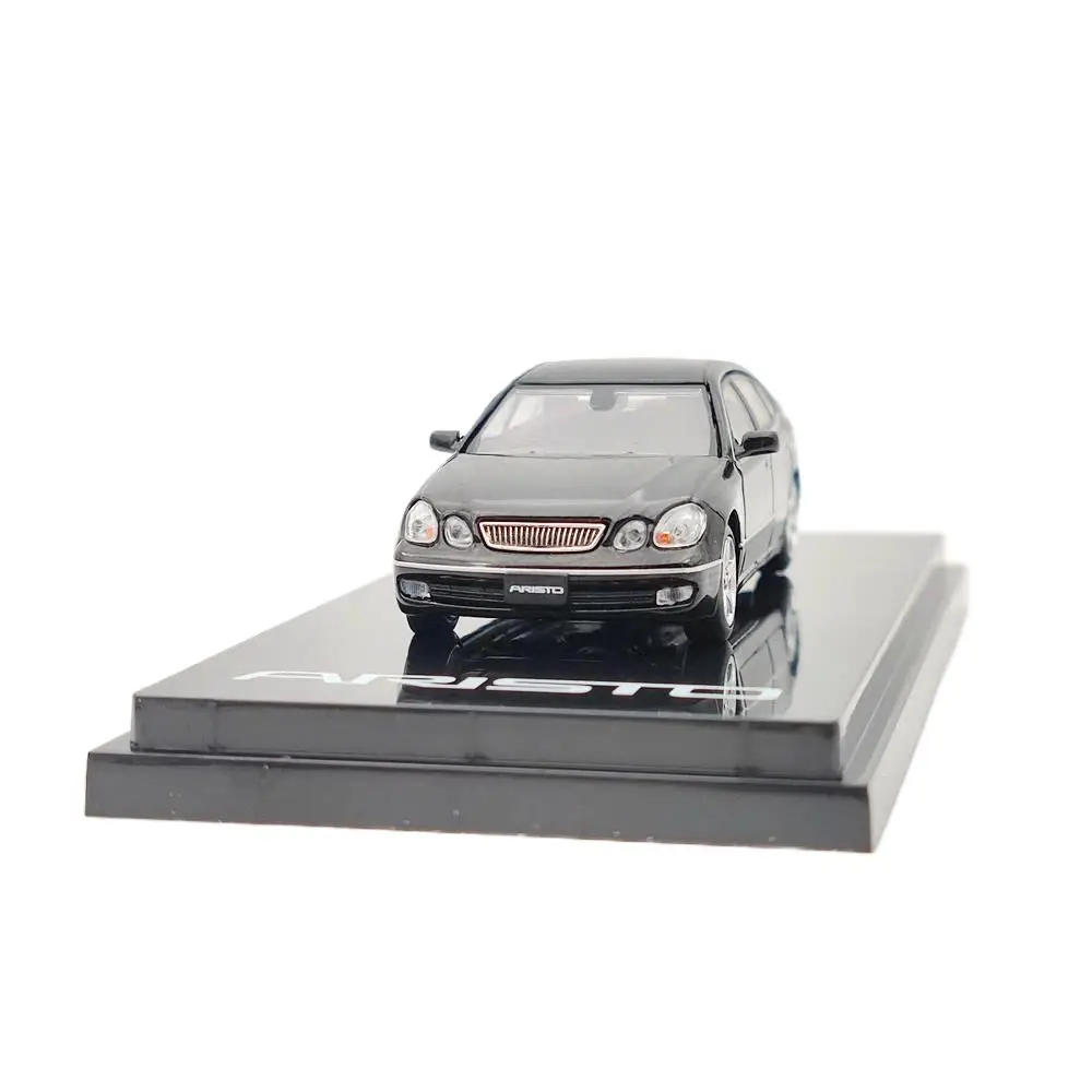 Hobby Japan 1:64 voor ARISTO V300 VERTEX EDITION Zwart HJ641030ABK Diecast Model Auto Miniatuur Collectie Speelgoed Voertuig Modellen