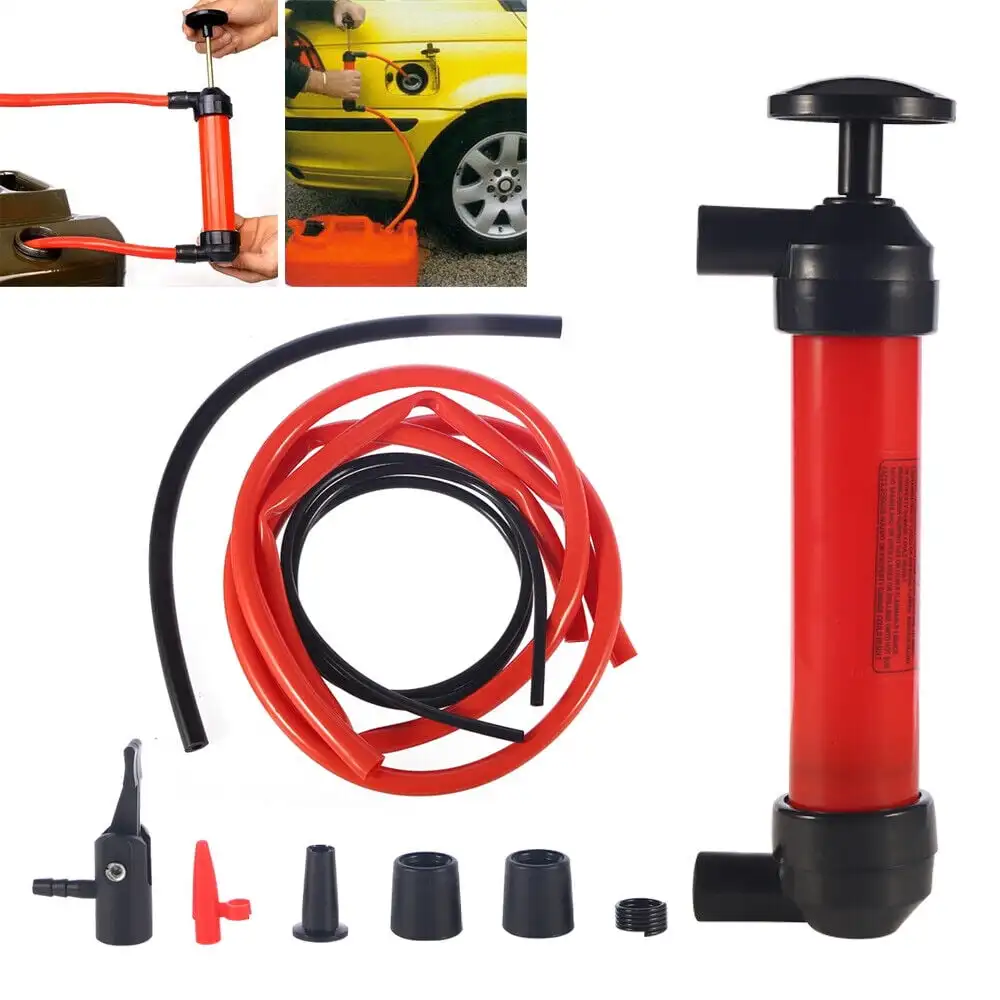 

Pumping Oil and Gas with Siphon Pipe to Transport Manual Pump Oil Liquid Water Chemical Delivery Pump Hand Pump Car Modelin