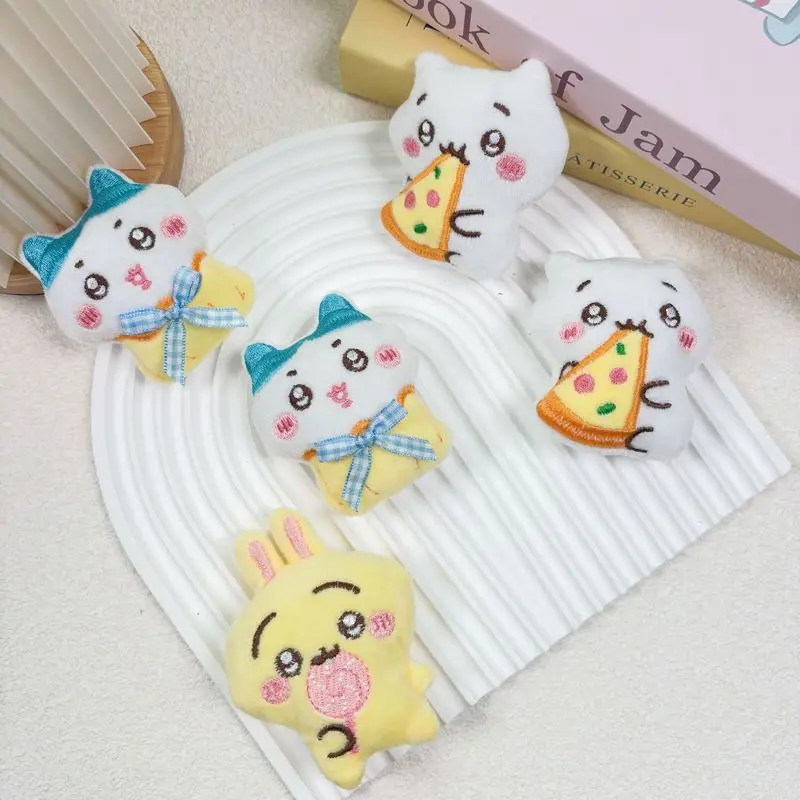 Bonito cara brinquedo de pelúcia chaveiro boneca dos desenhos animados pequenos oito meninas mochila pingente carro alta qualidade pendurado decoração presente natal