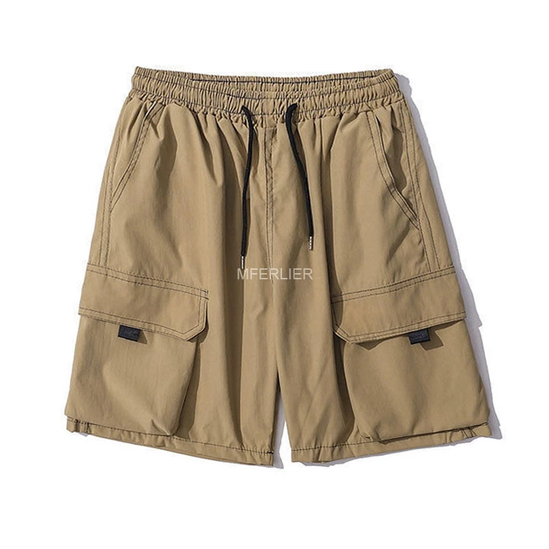 Summer Large Size Shorts 8XL 150kg Men Elastic Waist Shorts 2 Colors