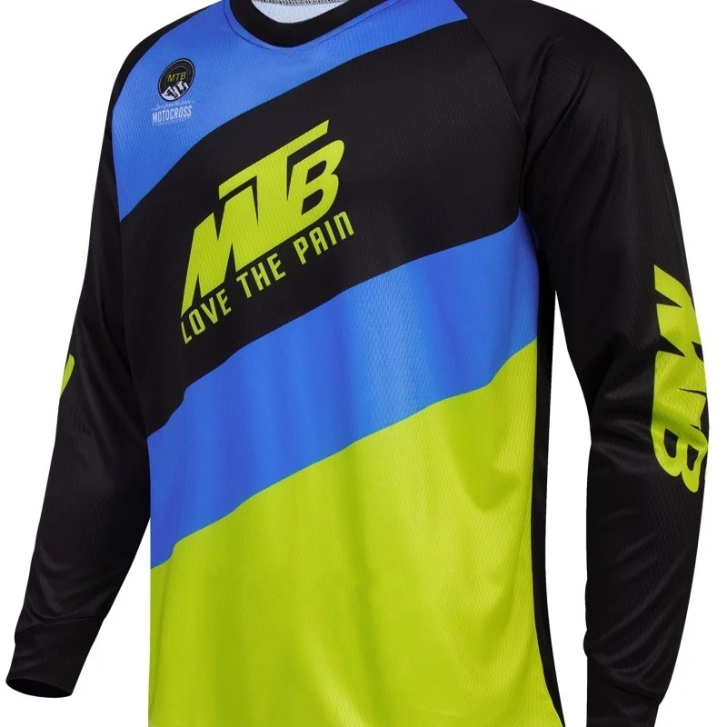 

25 moto mtb enduro motocross Jeresy mx bmx mtb Downhill Jersey Off road speed long motorcycle dh Cycling Jersey hombre