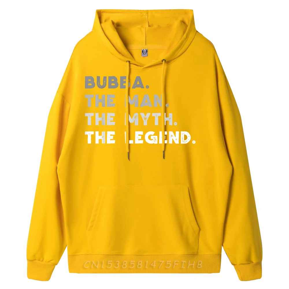 Bubba The Man The Myth Hoodies Gift Idea Party Christmas Hoodies Long Sleeve Funny Gift Idea Coats Round Collar