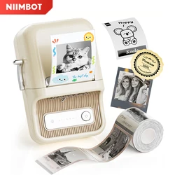 Niimbot B21 Pro Label Printer 300dpi Wireless Printer 20-50mm Print Width for Photos Notes Business Home Office